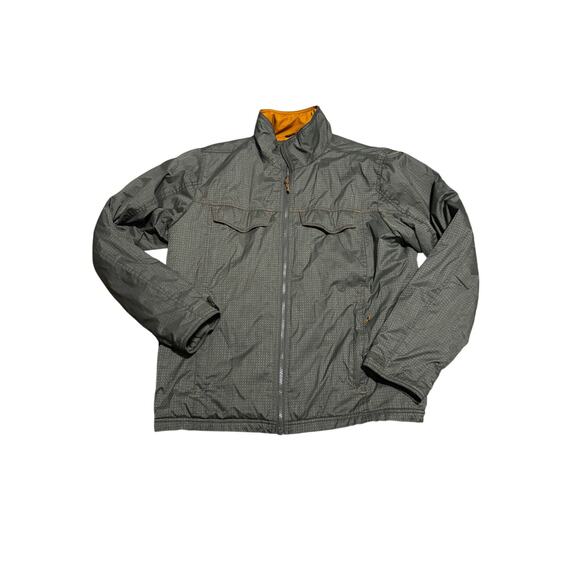 prAna Men’s Insulated Nylon Jacket – L – Moss Green / Mustard Lining - Picture 2 of 7